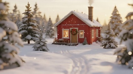 Fototapeta premium Christmas Artwork