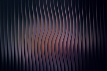 Abstract wavy vertical lines with a gradient of colors in the center
