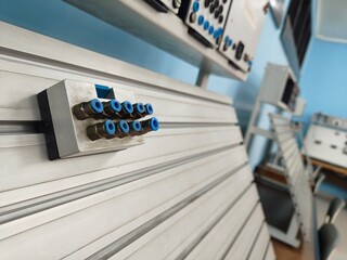 photo of learning media for electrical engineering in the form of an electric trainer