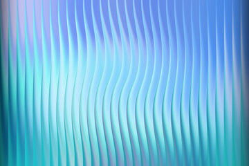 Abstract wavy vertical lines with blue and teal gradient