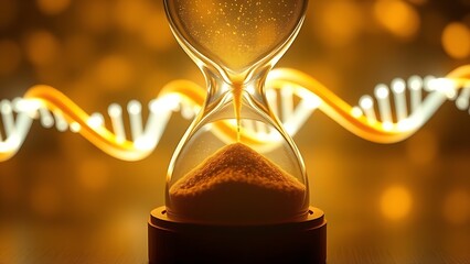 A glass figure standing firm against swirling winds, embodying resilience and strength.