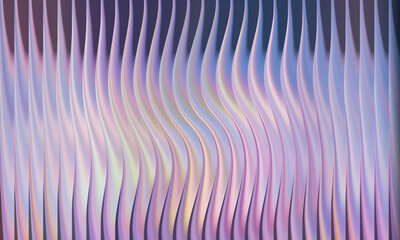 Abstract wavy vertical lines with a pastel gradient effect
