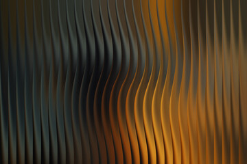 Abstract wavy vertical lines with gradient colors