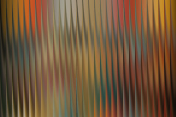 Abstract background with vertical pleats and warm color gradient