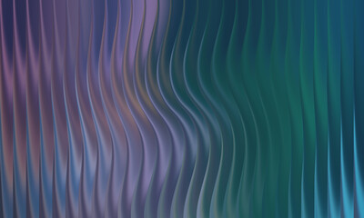 Abstract wavy textured background with iridescent colors