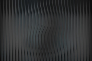 Abstract dark gray wavy vertical lines background texture