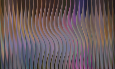 Abstract wavy lines with pastel colors and soft lighting