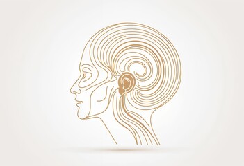 Cochlear Spiral Anatomy &ndash; 3D Medical Rendering of Human Inner Ear Structure