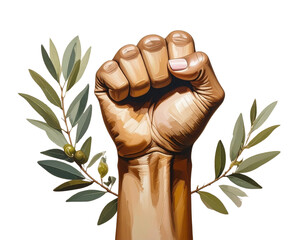 hands holding leaves