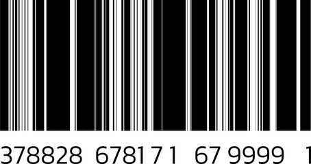 Barcode isolated. Code stripes sticker, Barcode labels. Simple fake bar code, Bar code for web design, Barcode product distribution icon