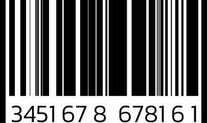 Barcode isolated. Code stripes sticker, Barcode labels. Simple fake bar code, Bar code for web design, Barcode product distribution icon