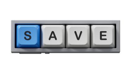 Symbol for saving or spending money. Dice form the word 