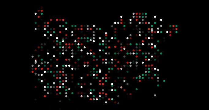 Generative Orbs Swarm to Sculpt Post-Conceptual Map Outline