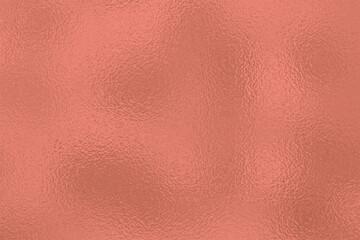 Fototapeta premium Shiny coral foil texture background with a crumpled surface effect