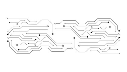 white circuit board pattern background
