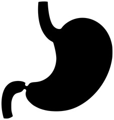 dish illustration stomach silhouette food logo meal icon plate outline dinner lunch meat woman pain pepper cuisine problem tasty shape heartburn vector graphic background