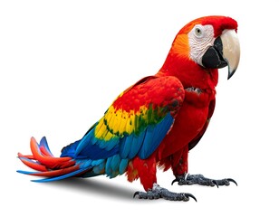 Obraz premium Colorful Macaw Parrot Portrait.