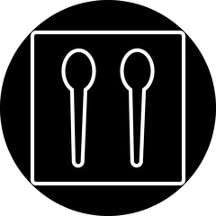 Spoon line icon style