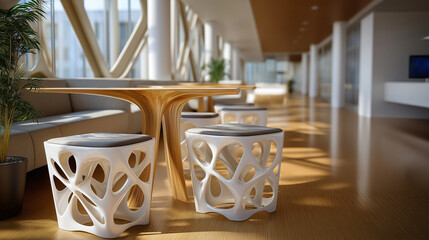 Cutting-edge furniture design software incorporating parametric modeling technologies and material simulation capabilities enable designers to create custom furnishings and space-s