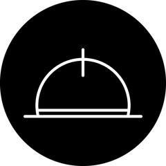 Helmet Line Icon Style