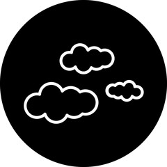 Clouds Line Icon Style