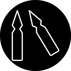 Ampoule Line Icon Style