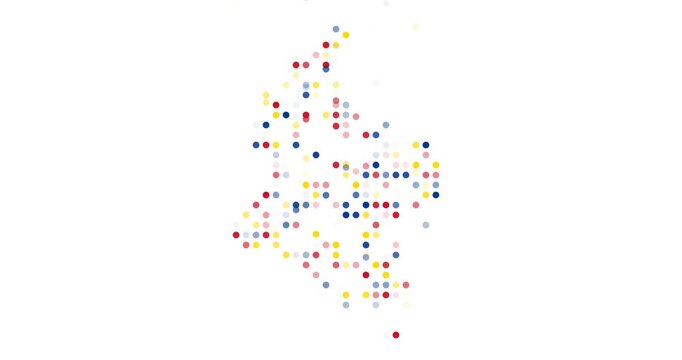Generative Art Spheres Fly into Post-Conceptual Colombian Contour