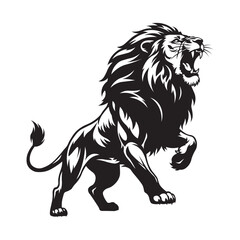Roaring lion