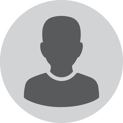 User profile icon. Person or avatar icon vector