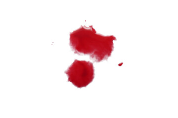  blood drops isolated transparency background.