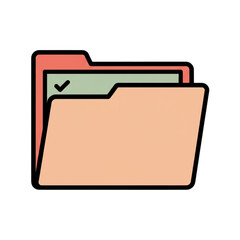 folder with document