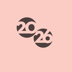 2026 New year anniversary Logo, illustrations, Vector Art, Icons, and Graphics