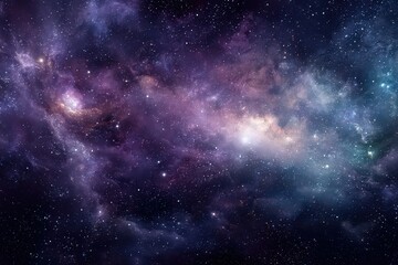 Fototapeta premium Vast Nebulae In Deep Space