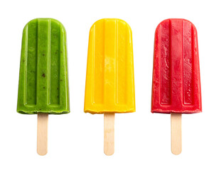 chocolate ice cream isolated on white