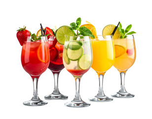 cocktail with fruits