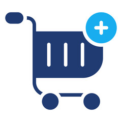 Add Shopping vector icon stock illustration