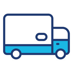 Truck vector icon stock illustration