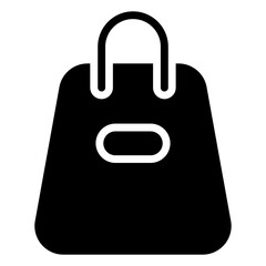 Shopping Bag vector icon stock illustration