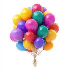 Obraz premium Colorful bunch of balloons