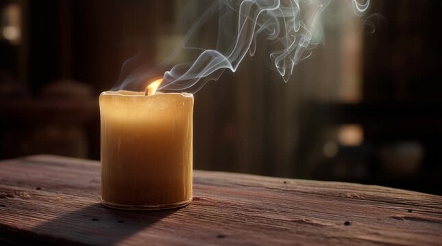 Świeczka gasnąca nagle pod wpływem niewidzialnej siły &ndash; paranormalne zjawisko