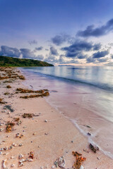 Fiji sea white sand to north vert