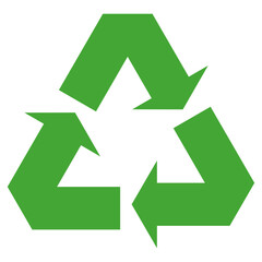 green recycle symbol recycling