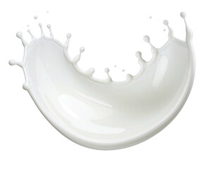 Milk splash, smooth curve