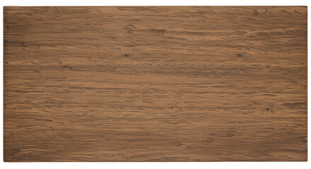 Fototapeta premium Vintage rectangular wooden plank with rustic texture. Isolated on white or clear background, ideal for posters, banners, menus, invitations, and creative design templates