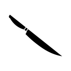 knife icon on white background