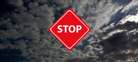 danger,caution,Hurricane Idalia warning sign against a powerful stormy background with copy space. Dirty and angled sign with cyclonic winds add to the drama.hurricane season sign on cloudy background