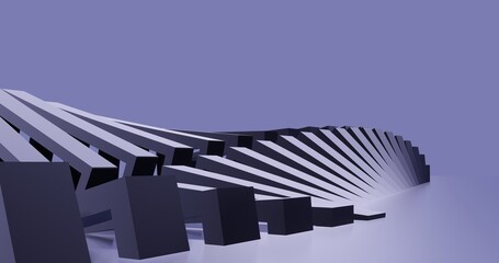 Futuristic architecture background 3d render