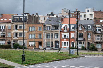 Avenue Colonel Bourg and Auguste Reyers in Schaerbeek, Brussels, Belgium