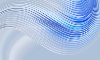 Abstract flowing waves of blue and white with subtle texture