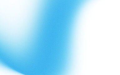 Abstract vibrant teal blue form with a hard edge transitioning to black